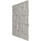 Ekena Millwork 19 5/8in. W x 19 5/8in. H Modern Square EnduraWall Decorative 3D Wall Panel Covers 2.67 Sq. Ft. WP20X20MSCDC - alternate 5